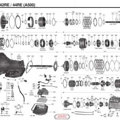 АКПП - A500 (44RE \40\42)