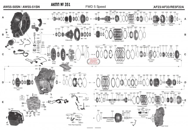 АКПП - AW55-51SN