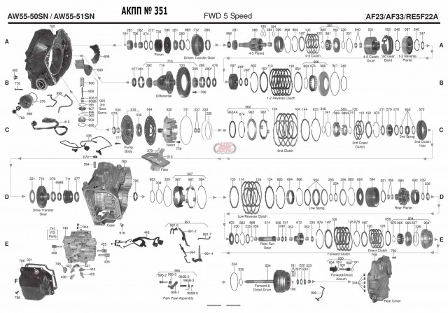 АКПП - AW55-50SN
