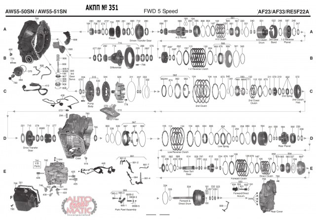 АКПП - AW55-50SN