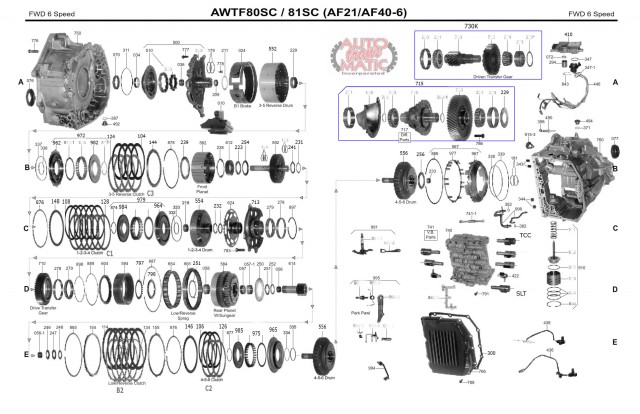 АКПП - TF-80SC - 81SC