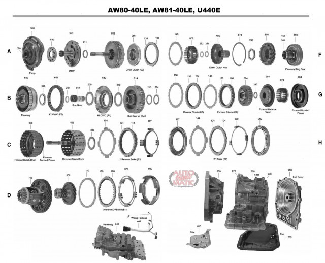 АКПП - AW80-40LS