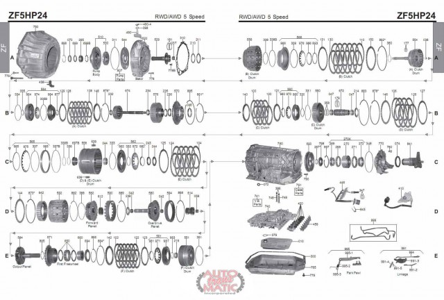 АКПП - 01L (5HP24)