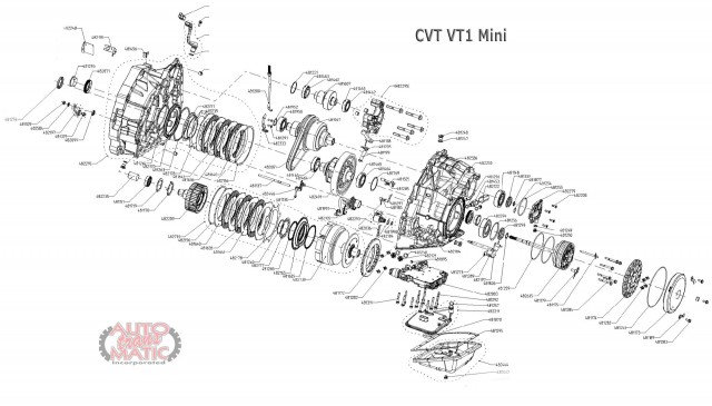 АКПП - VT1, VT2 (CVT)